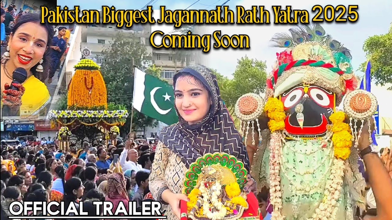 Pakistan Mein Sabse Bada Hindu Tehwar | Jagannath Rath Yatra 2025 | Hindu Festival in Pakistan 🇵🇰