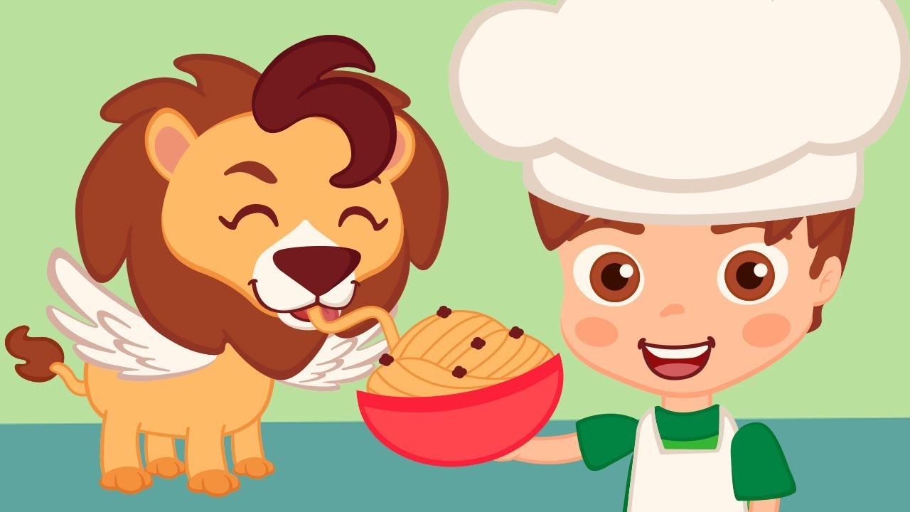 UN TALLARÍN 🍜 Canciones Infantiles ♫ HD ☁️🦁☁️