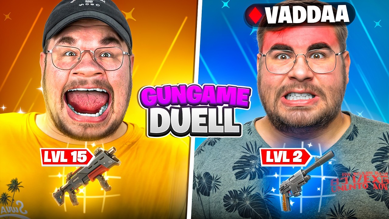 ICH spiele ein GUN GAME DUELL gegen VADDAA☠️🤣