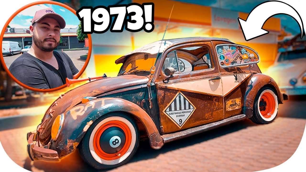 SEMPRE FOI SONHO DELE TER UM FUSCA 1973 RAT LOOK | Canal TB