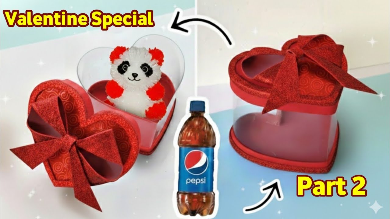 DIY Valentine’s Heart Gift Box 🎁 | Part 2: Making the Gift Box (Handmade)
