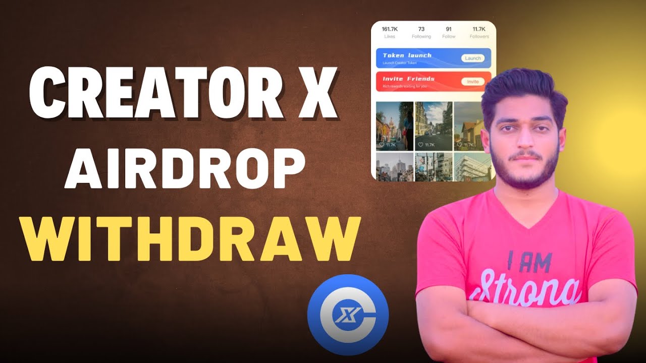 Creator X App Airdrop Withdraw Guide || Creator X Airdrop