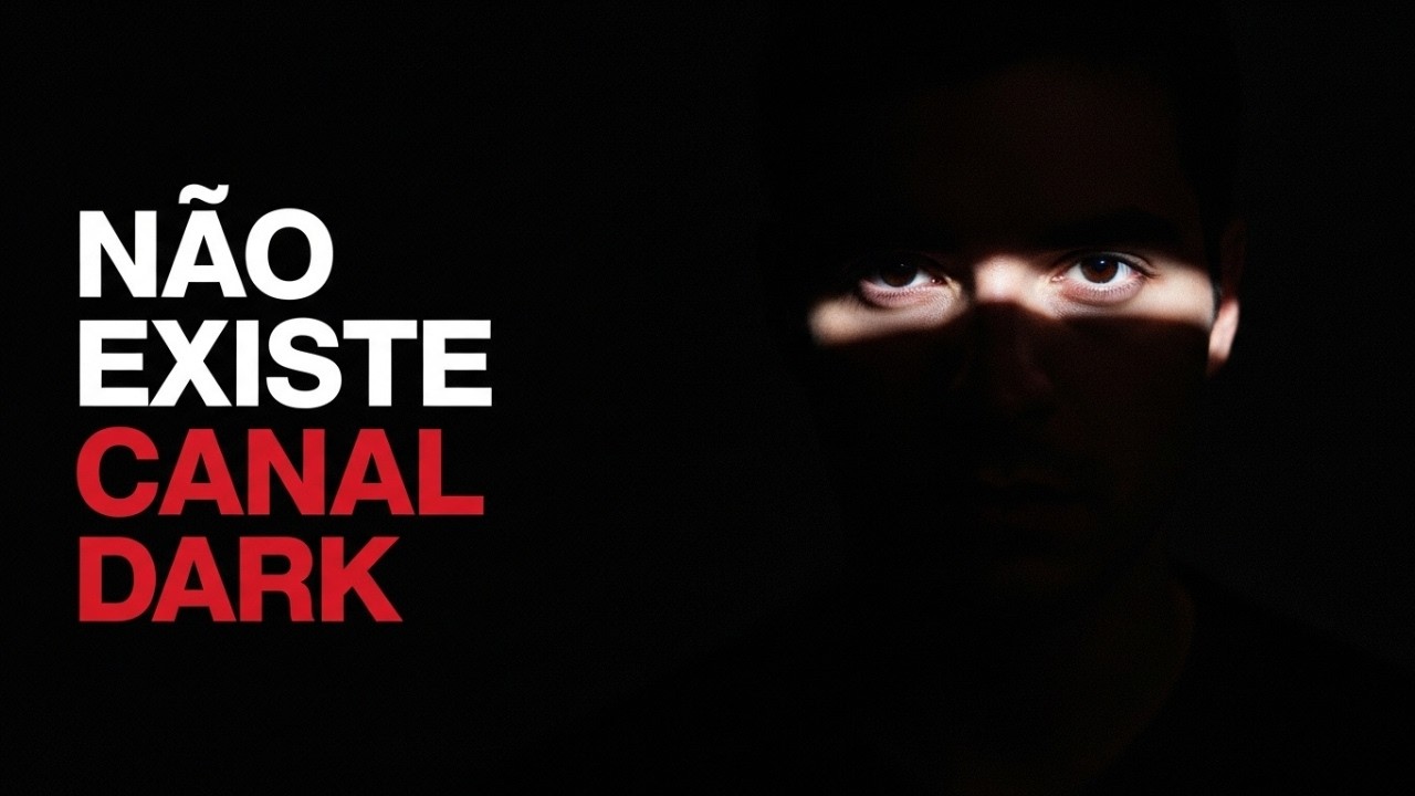 Você não constrói um canal dark. Você para de construir um canal normal...
