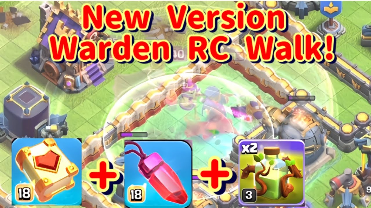 Th15 Army v.s Th17 New version Waeden RC Walk Strategy (coc root rider)(June Day 11)