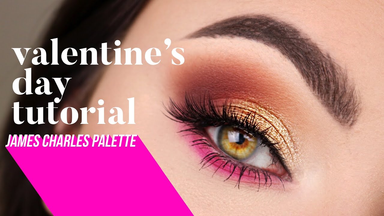 Valentine's Day Makeup Tutorial | James Charles Palette
