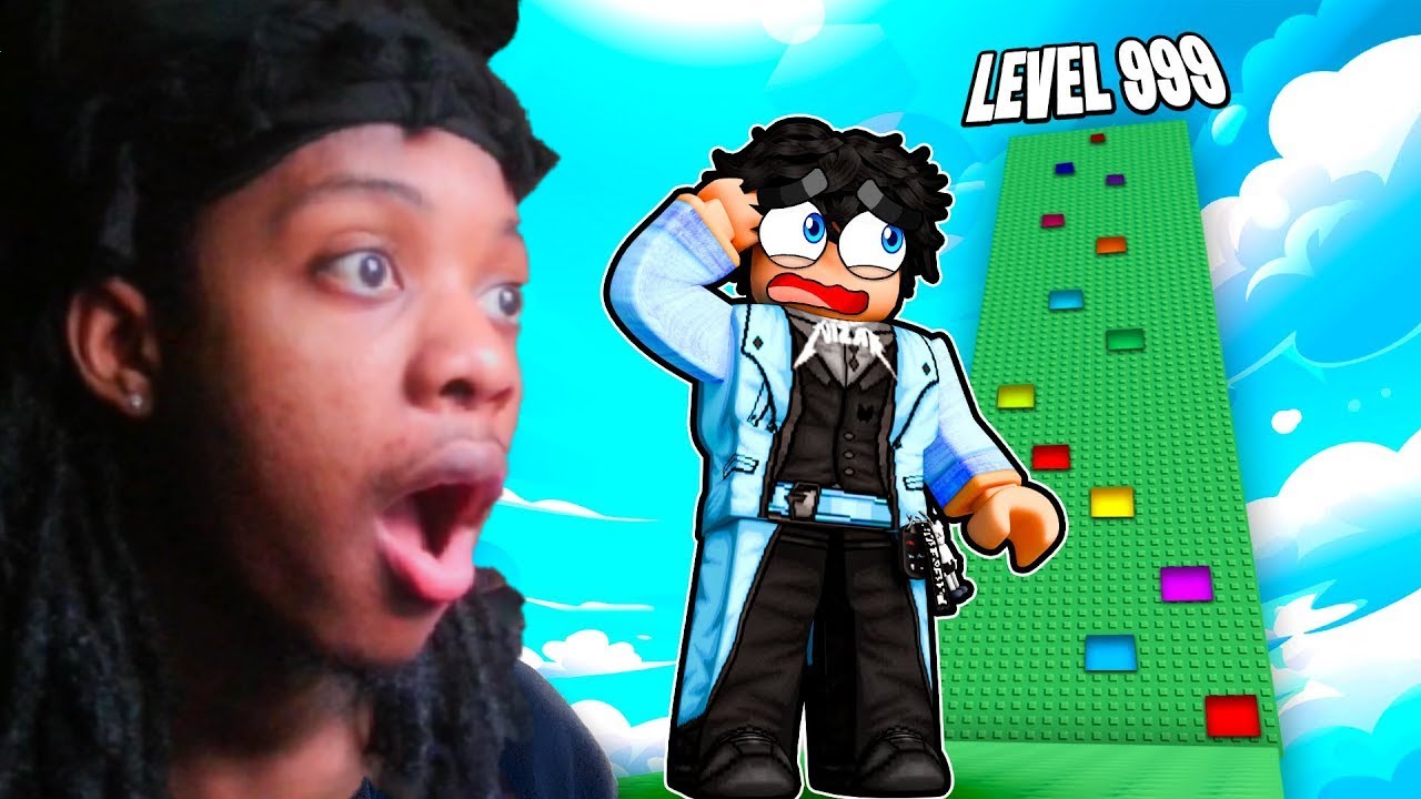 Reacting To The HARDEST Wall Hop Obby...