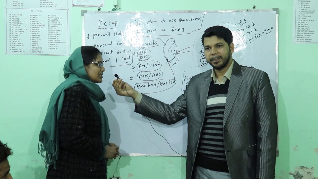 SPEAKING PRACTICE IN PRESENT TENSE