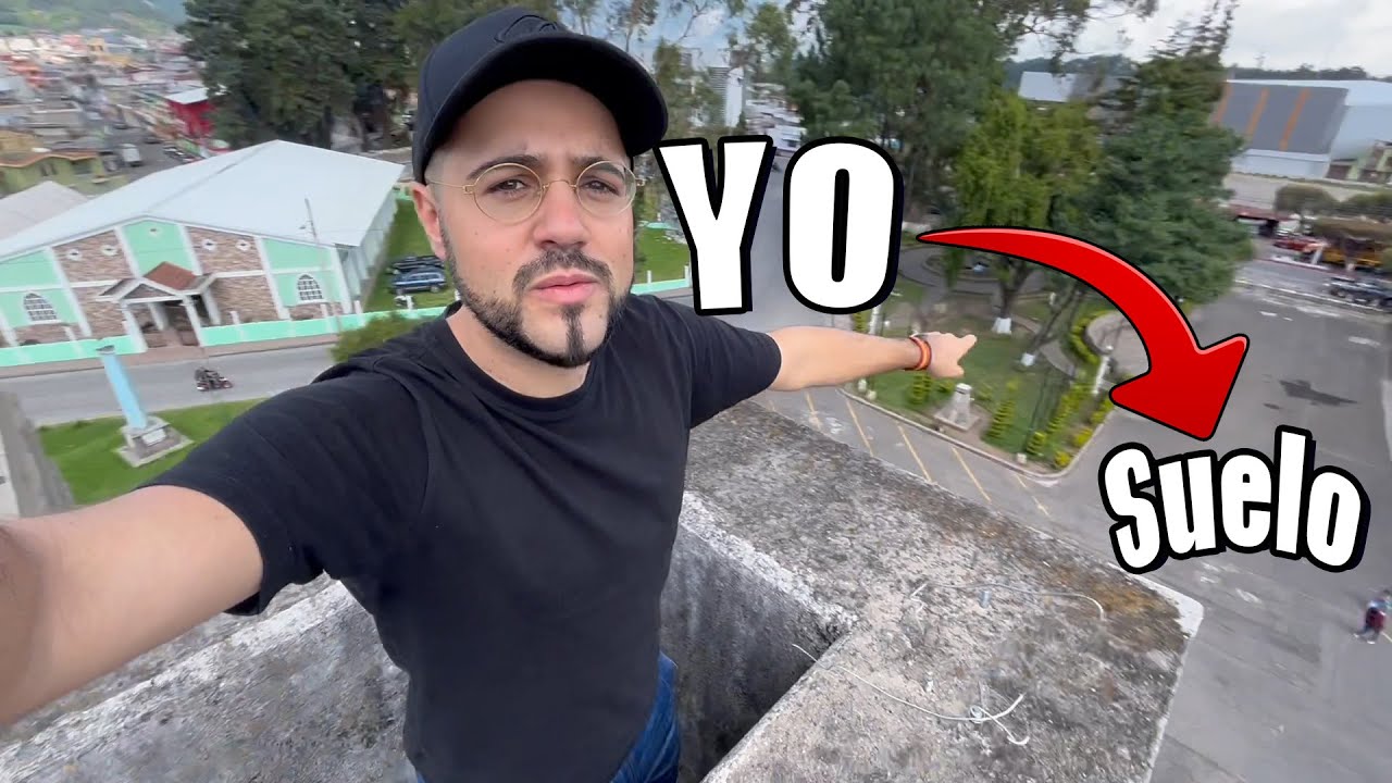Por poco me caigo de este edificio de Guatemala