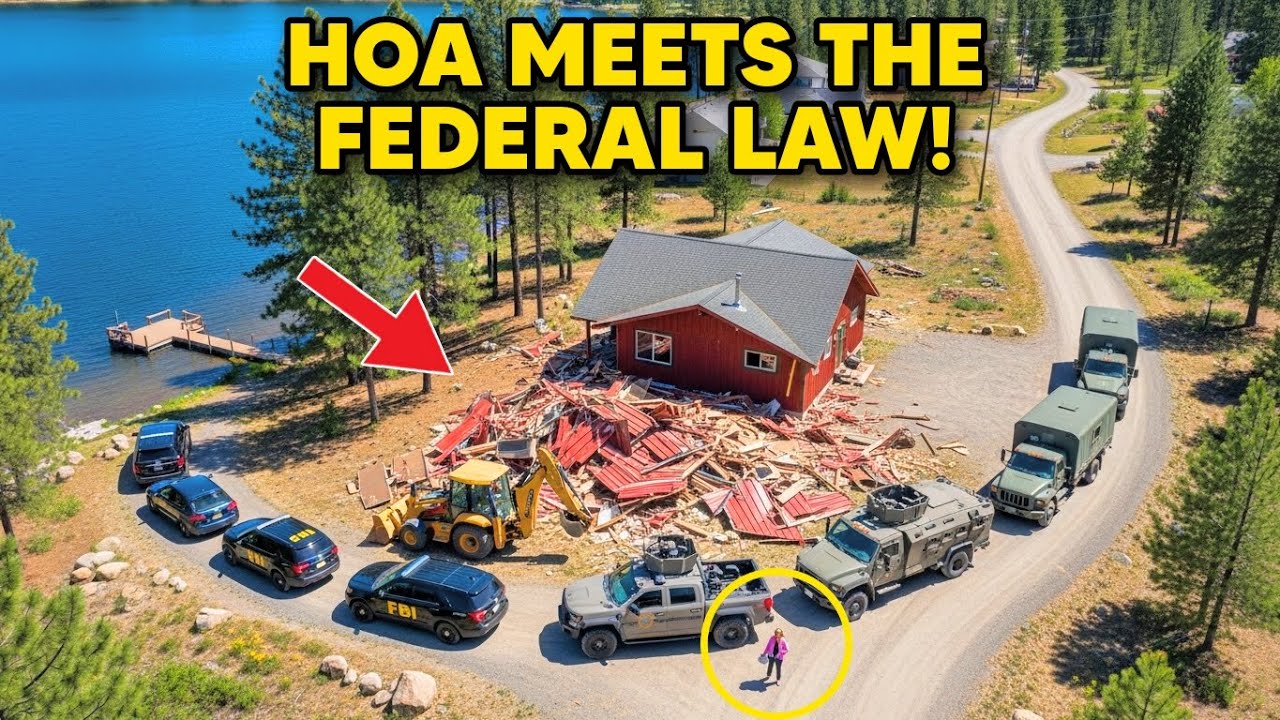 HOA Demolished My Lake Cabin for “Not Paying HOA Fees” — Too Bad My Whole Family are Federal Agents!