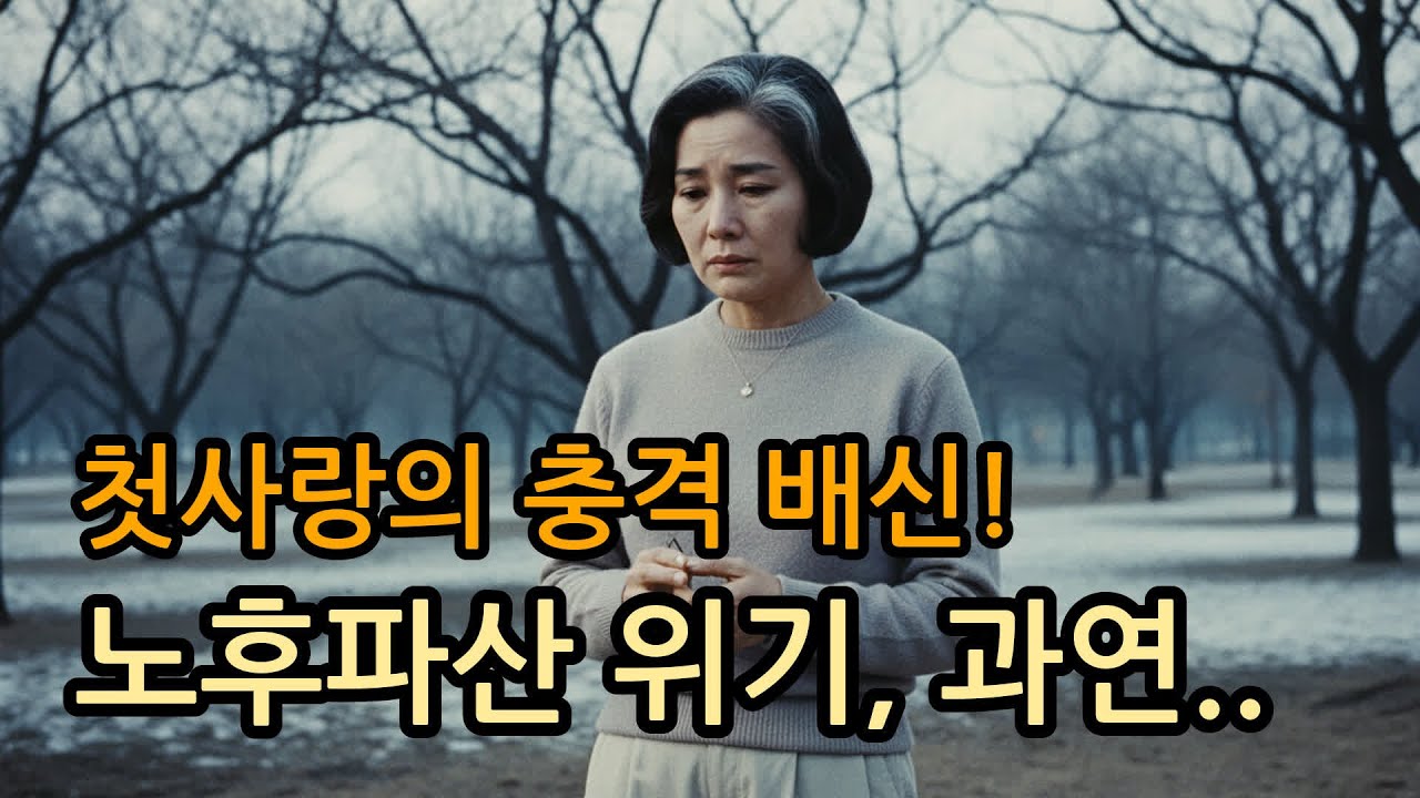 차가운 배신: 첫사랑에게 모든 걸 빼앗길 뻔한 60대 주부의 노후파산 극복기
