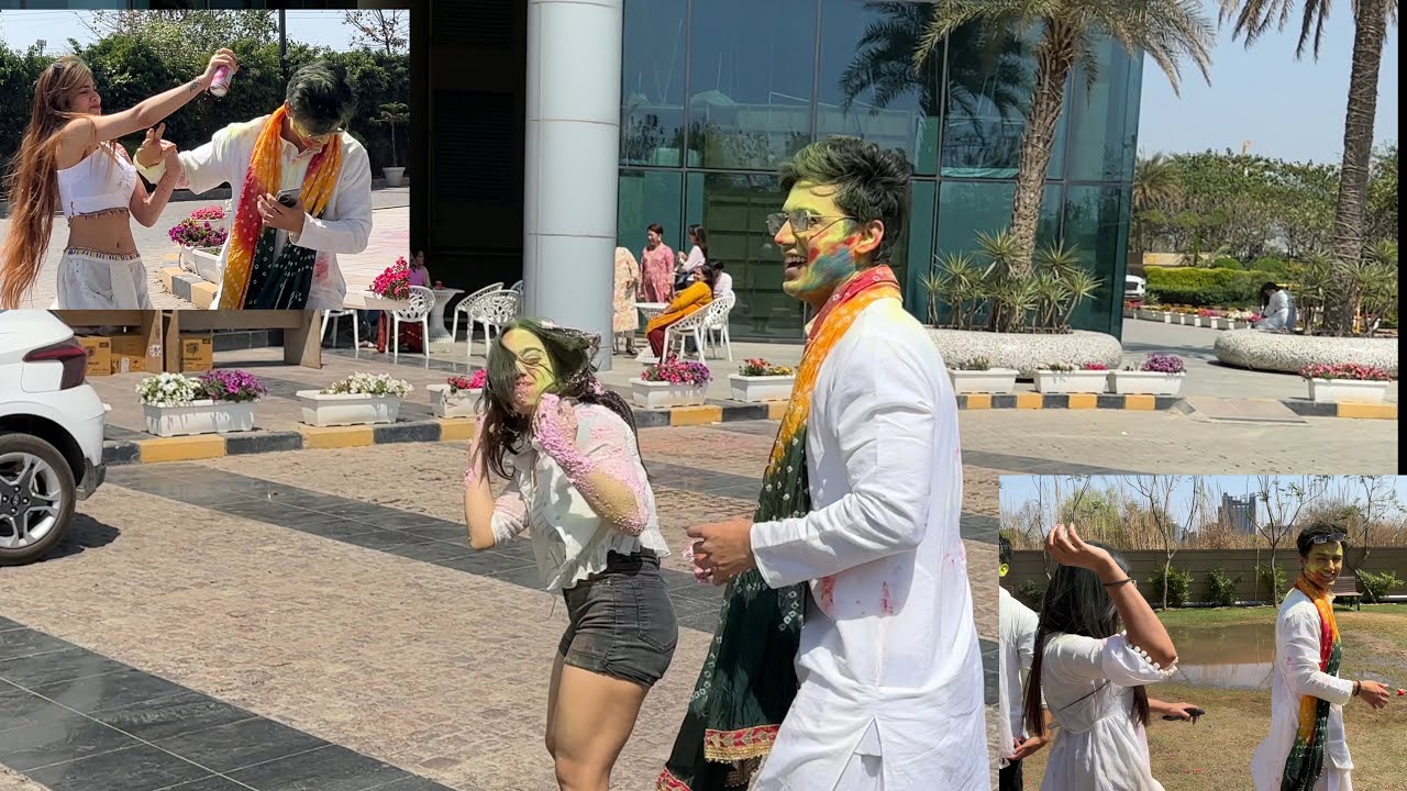 Me vs the girls on Holi vlog😂 | Mohak Narang