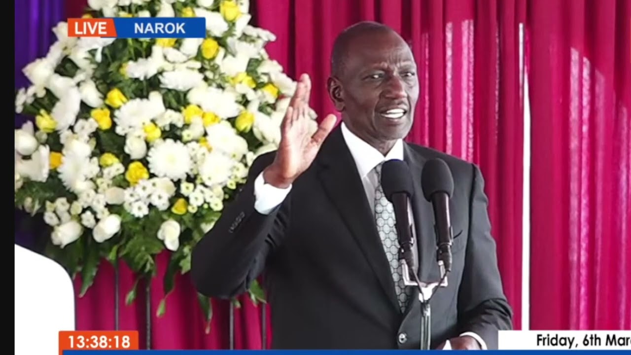President William Ruto speaks in Johana Ngeno burial #babuowino #kakamega #2027elections