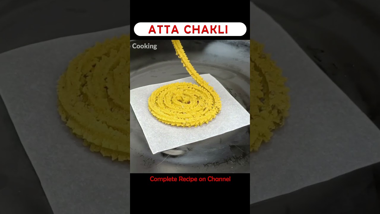 Atta Chakli Recipe | Atte ki chakli | Diwali farsan | Diwali nashta #diwalirecipe #diwali #chakli