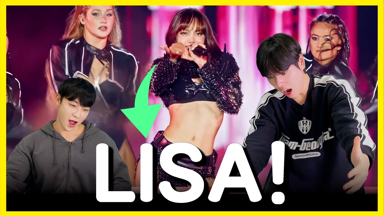 Korean react LISA - ‘ROCKSTAR @ VICTORIA’s SECRET fashion show 😱😍