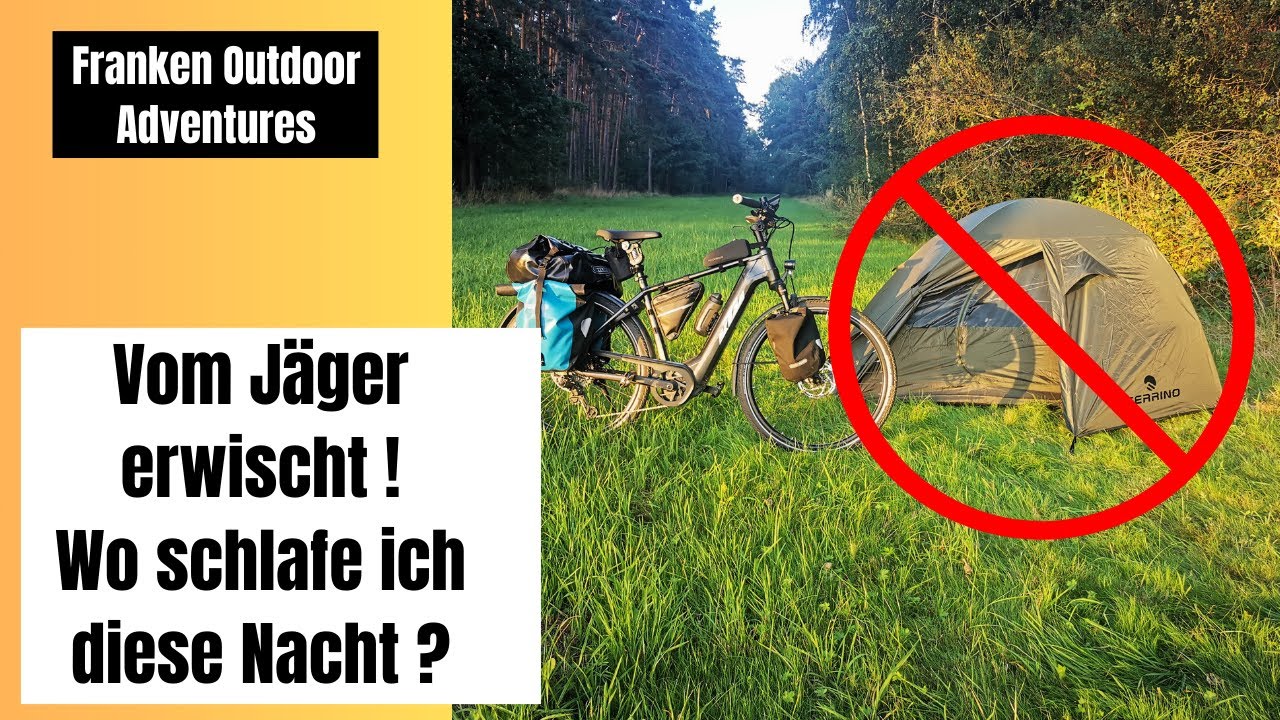 Bikepacking mit eBike - Overnighter mit Zelt im Wald geht schief - Akku wird knapp auf Tour 😰😰