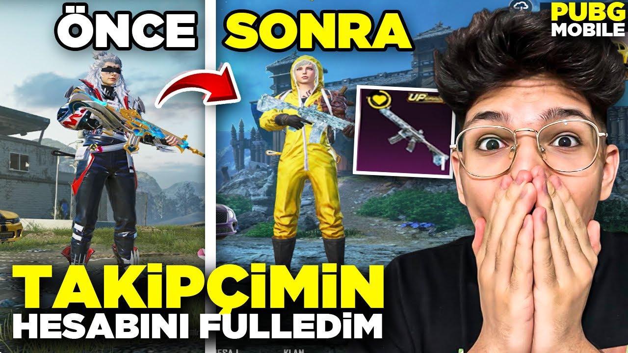 BUZ DİYARI ÇIKARDIM! TAKİPÇİMİN HESABINI FULLEDİM! | PUBG MOBİLE