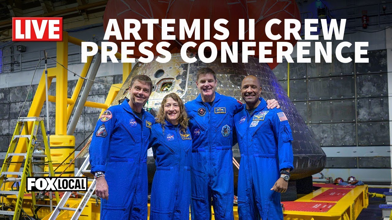 LIVE: Artemis II crew speaks at press conference