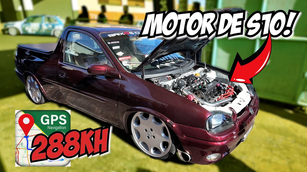 CORSA MOTOR DE S10 - GOL BOLA CAP&Ocirc; CORTADO COM TAMPA MOTOR APARENTE - LOW STYLE RP FILME COMPLETO