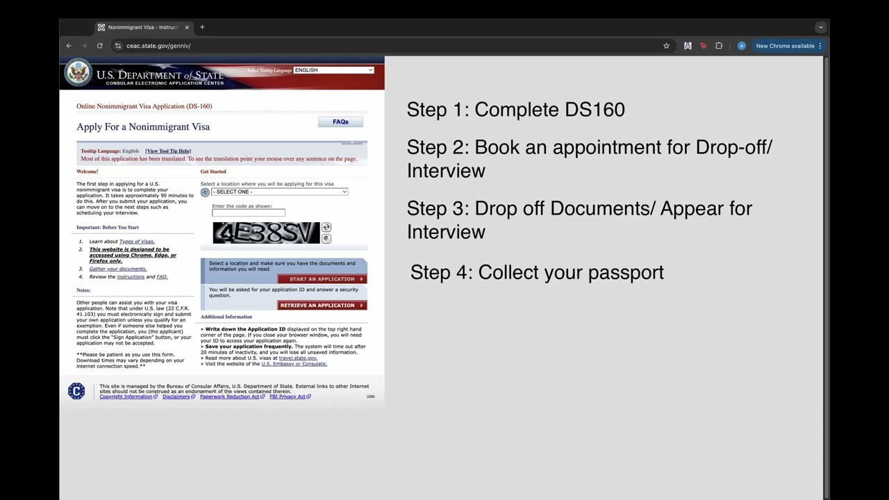 H1B Stamping Dropbox/Interview Process in Detail