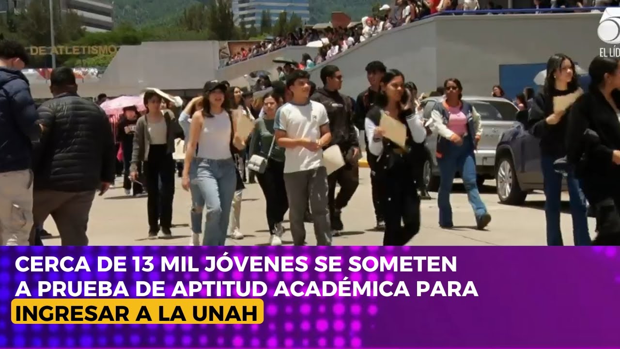 Cerca de 13 mil jóvenes se someten a prueba de aptitud académica para ingresar a la UNAH