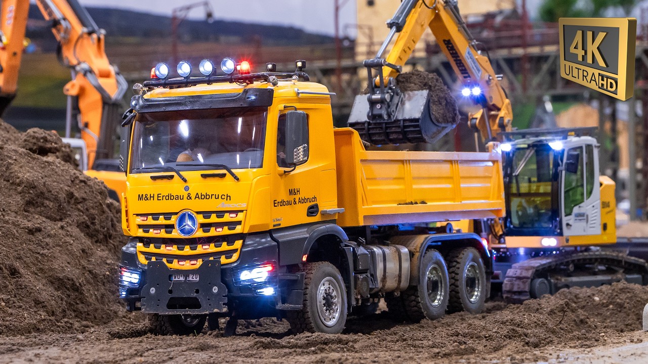 Best RC Truck & Construction Moments &ndash; Thalmassing 4K
