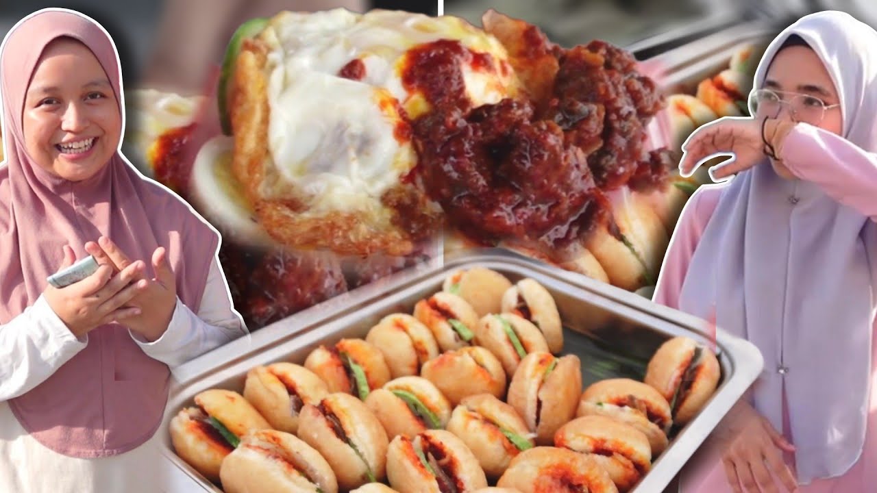 2 Gadis Ini Buat Orang Tersenyum Dengan Sarapan Pagi Yg Sedap. Kuih Tradisi & Nasi Lemak Kerang