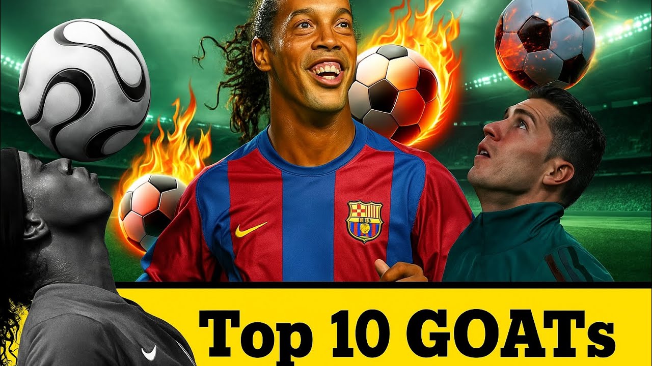 Top 10 Greatest Footballers in History | Football GOATs Ranked