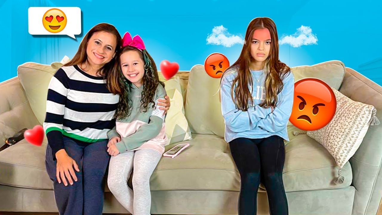 ADOTAMOS a VALENTINA PONTES POR UM DIA INTEIRO MAS A VIVI NÃO GOSTOU!! Ft.Erlania e Valentina Pontes
