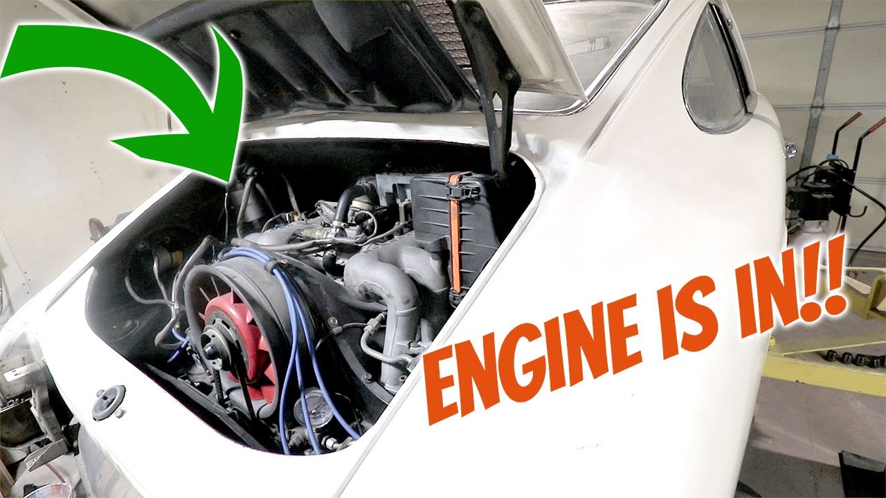 Carrera 3.2L Engine Fits In Porsche 912 - Barely!!!