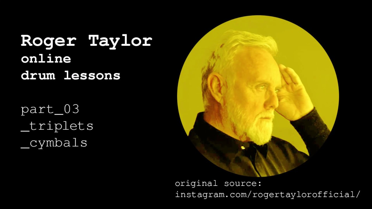 Roger Taylor - online drum lessons part 3