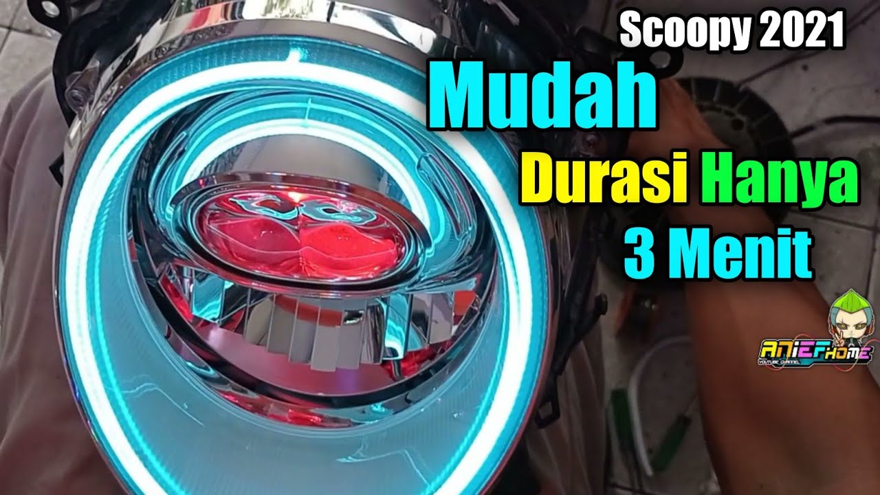 cara mudah pasang alis Scoopy 2021