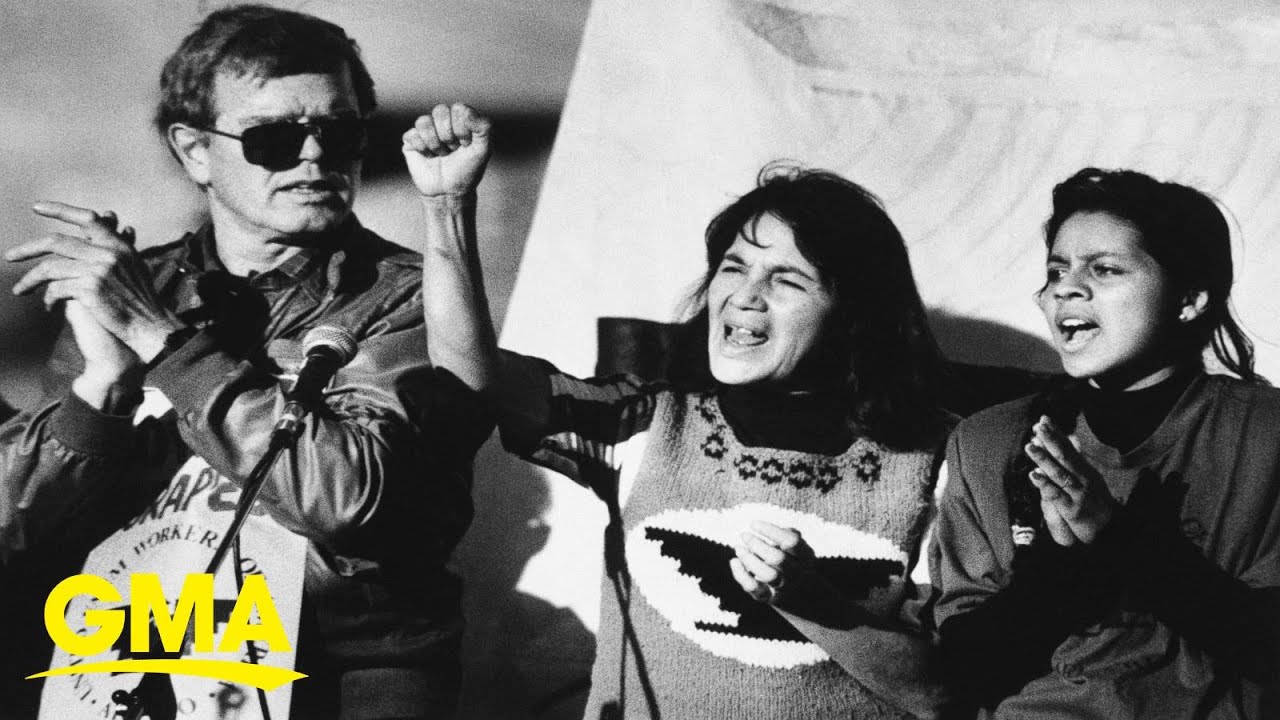 Meet the fearless labor activist who coined the positive protest slogan 'si se puede' l GMA Digital