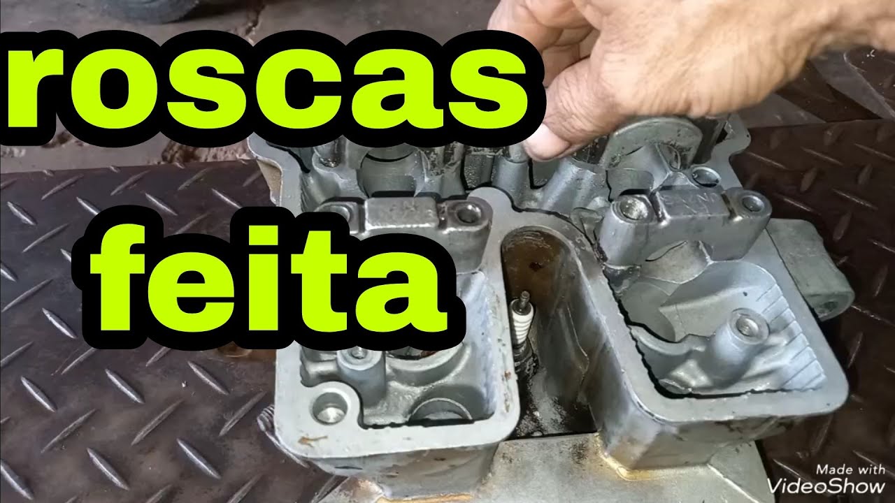 como recuperar roscas do cabeçote da Twister