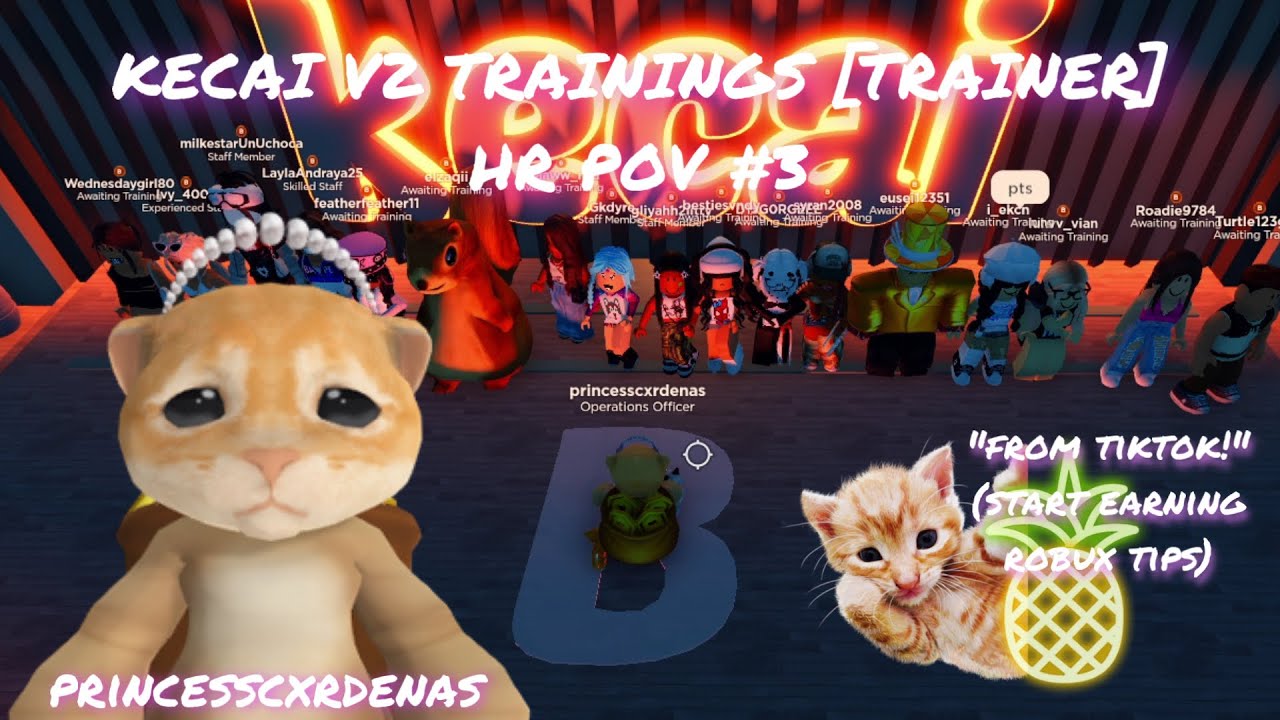 KECAI V2 TRAININGS [TRAINER] HR POV #3 | ROBLOX