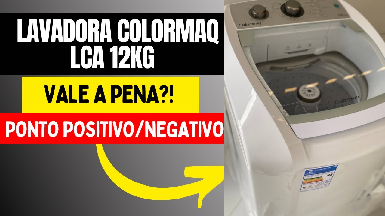 🧼 Máquina de Lavar Roupas COLORMAQ 12kg: PONTOS POSITIVOS e NEGATIVOS! 💡