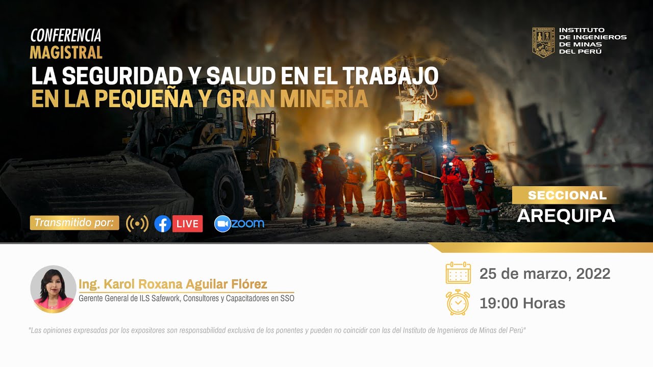 La Seguridad y Salud en el Trabajo en la Pequeña y Gran Minería