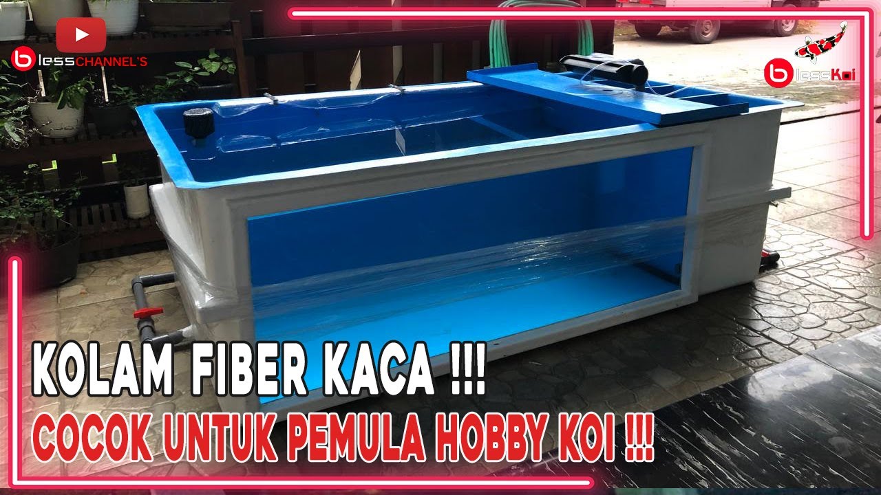 KOLAM FIBER KACA ❗❗❗ COCOK UNTUK PEMULA HOBBY KOI ❗❗❗
