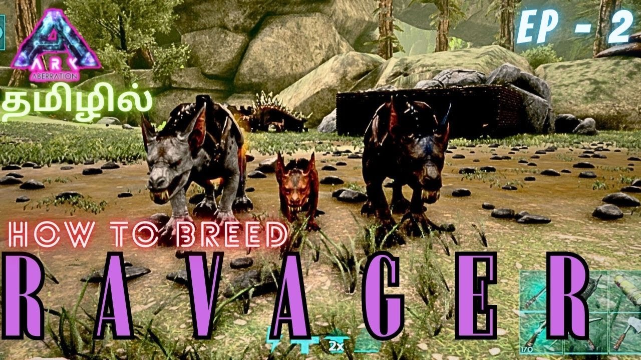 How To Breed Ravager / Aberration  Breeding/Ark Ultimate Survivor Edition Gameplay In Tamil/2 [CRG]