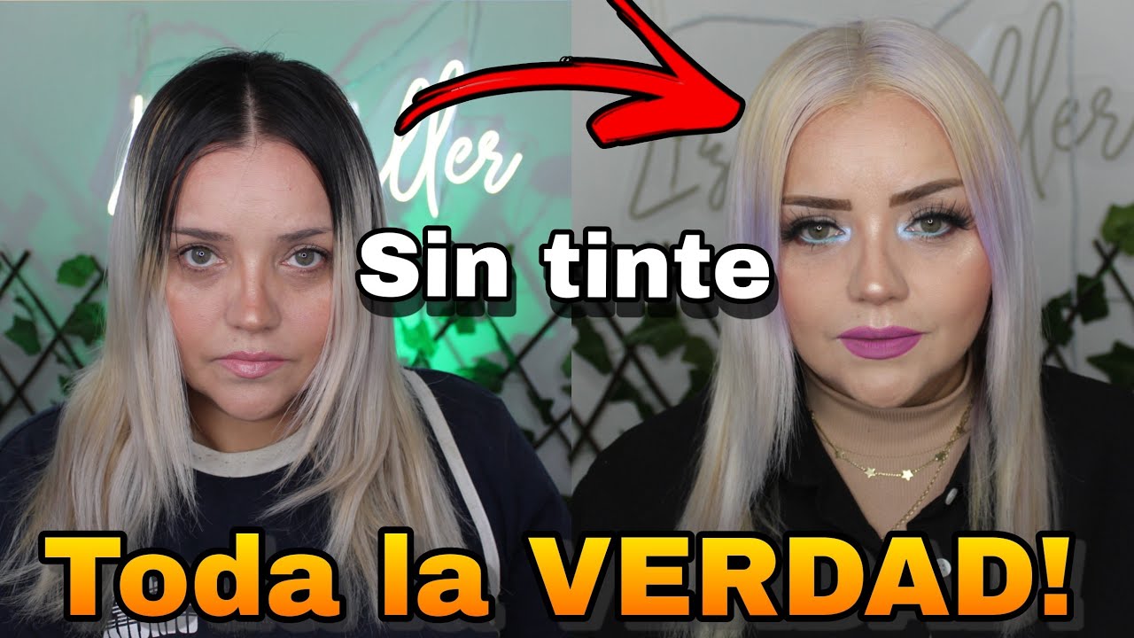 CABELLO BLANCO SIN TINTE /BIEN EXPLICADO PASO A PASÓ, COMO LOGRARLO/lizzmuller