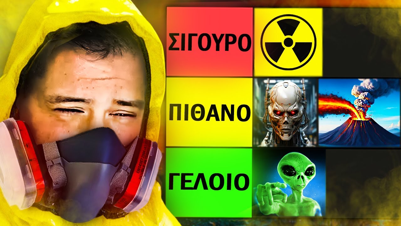 Παγκόσμιες ΚΑΤΑΣΤΡΟΦΕΣ. Tier List Για Το ΤΕΛΟΣ ΤΟΥ ΚΟΣΜΟΥ