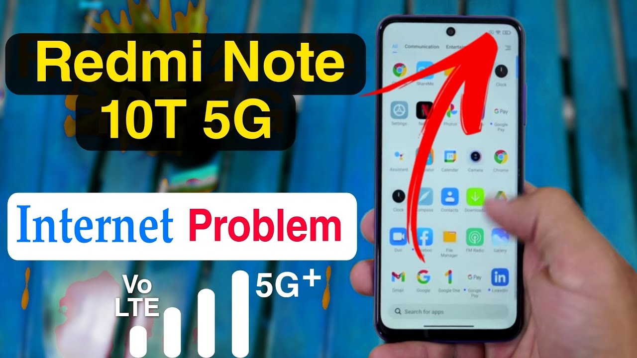 How to Fix Internet Problem in Redmi Note 10T 5G | Redmi Note 10T 5G Internet Not Working Problem