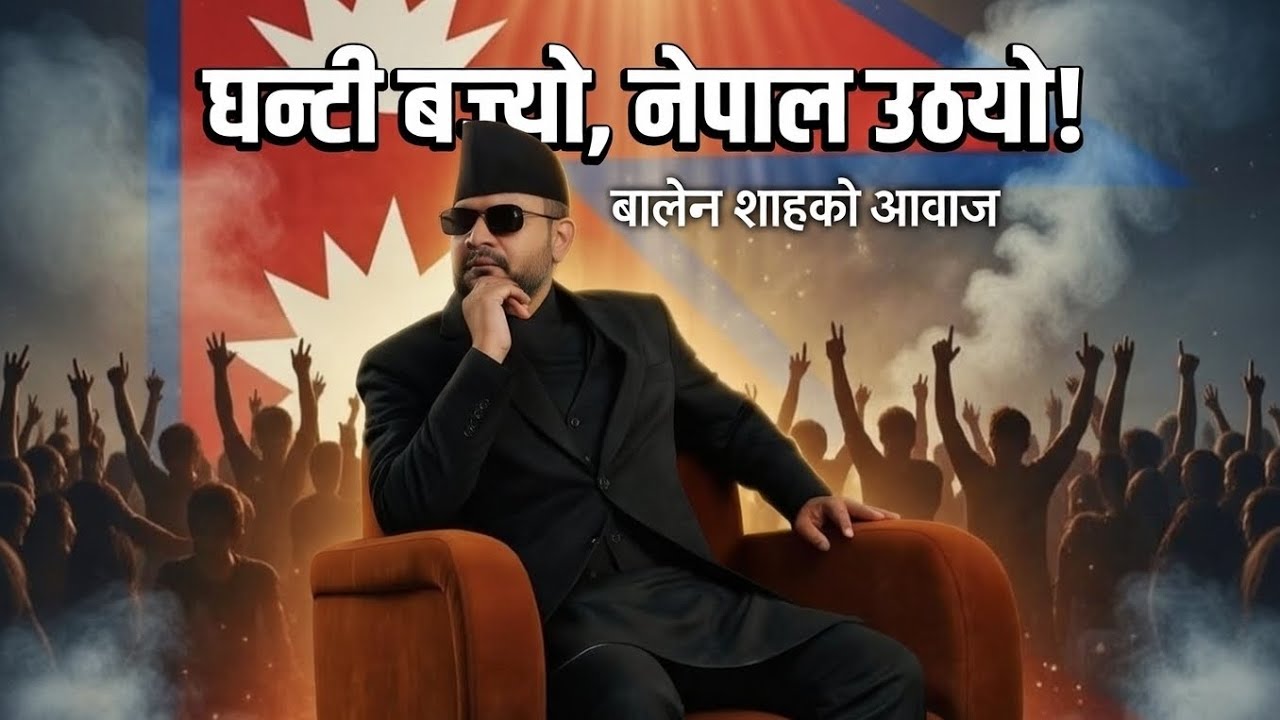 घन्टी बज्यो, नेपाल उठ्यो! 🇳🇵 | बालेन शाहको आवाज | Powerful Nepali Rock Song | Deshbhakti Anthem