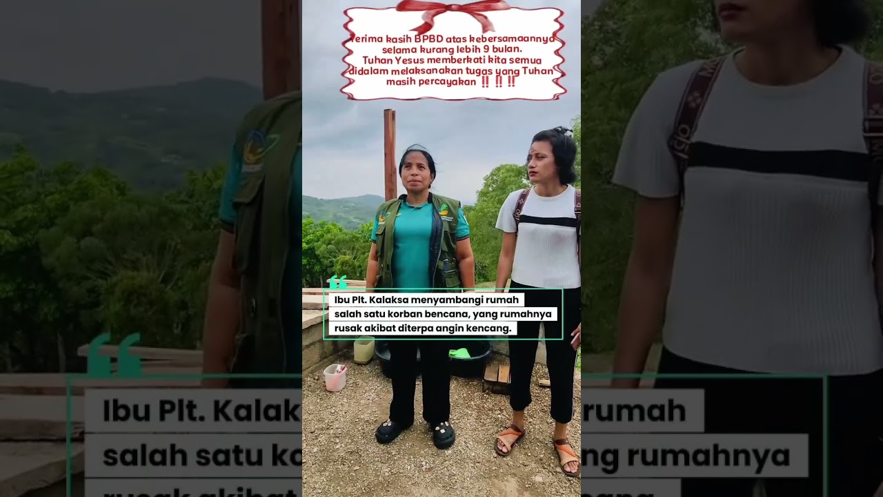 Kebersamaan kami dengan Plt. Kalaksa BPBD Ibu Dagerlin N. Lay Rihi, S.KM