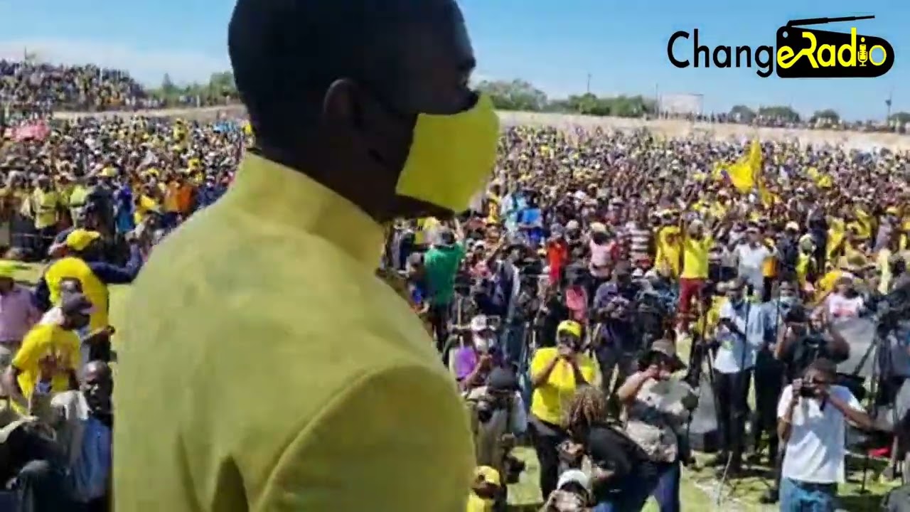 How professional - The moment Nelson Chamisa Arrived at White City Stadium - Bulawayo Live