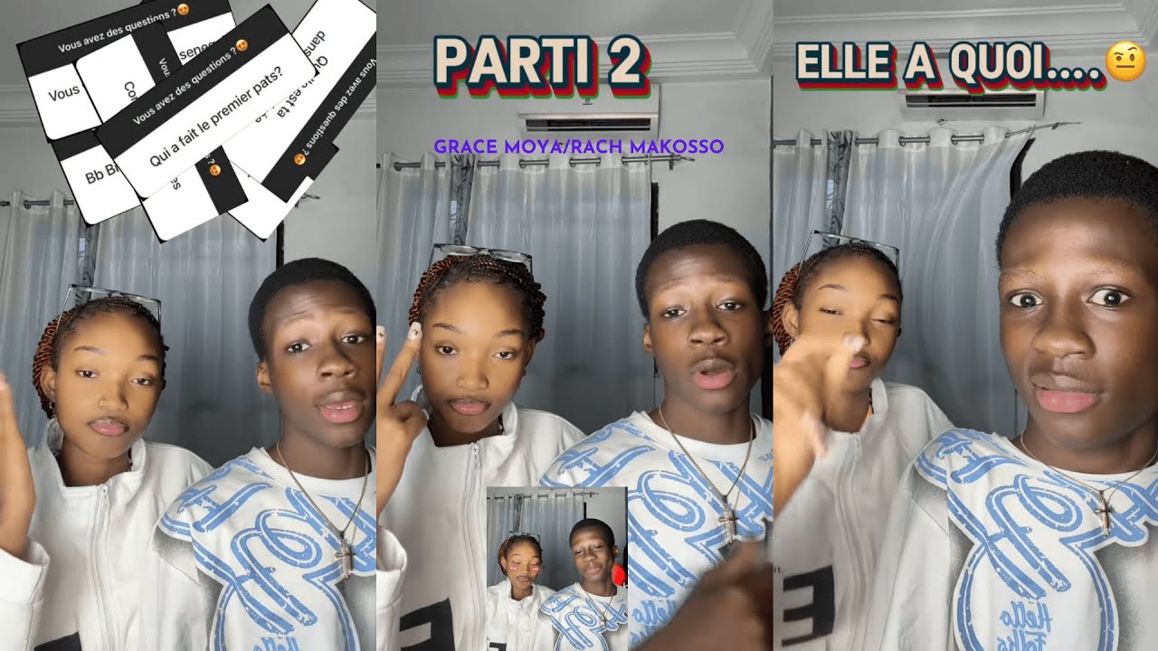 Grâce Moya 💕 Rach Makosso partie 2 de notre..11/9/24 #gracemoya #tiktok #rachmakosso #new #challenge