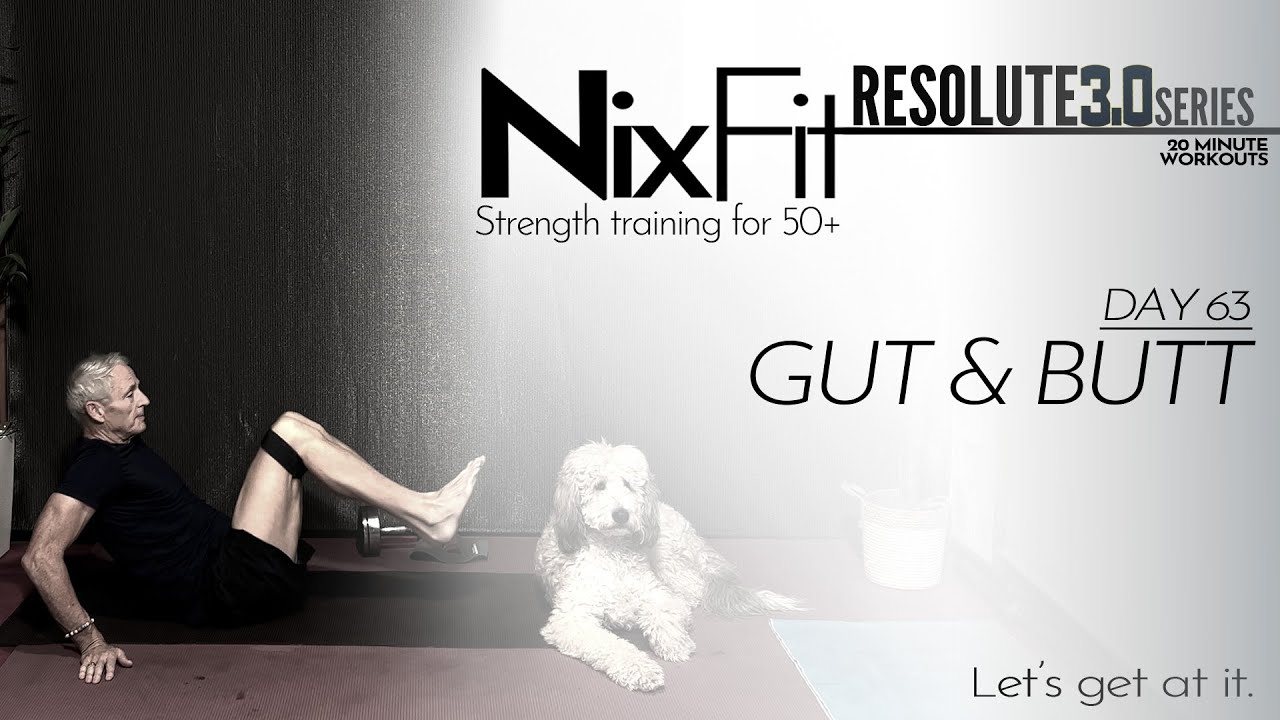 women men 50+ ABS CORE GLUTES 20 min home follow along workout