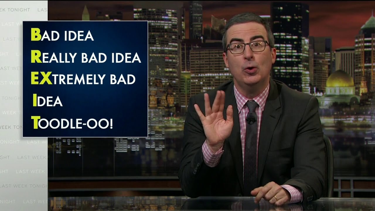 What BREXIT really stands for according to John Oliver