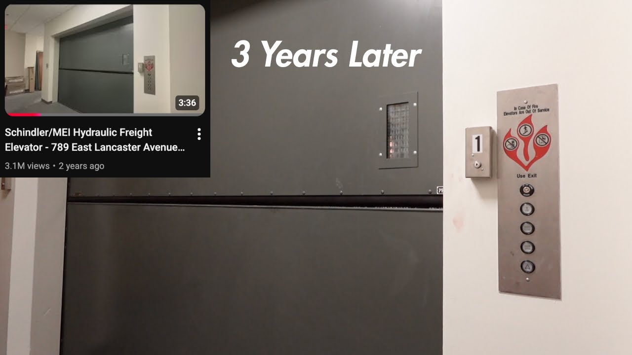Три года спустя: Гидравлический грузовой лифт Schindler/MEI — 789 East Lancaster Avenue — Виллано...