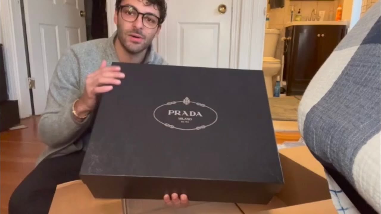 PRADA MONOLITH BOOTS UNBOXING