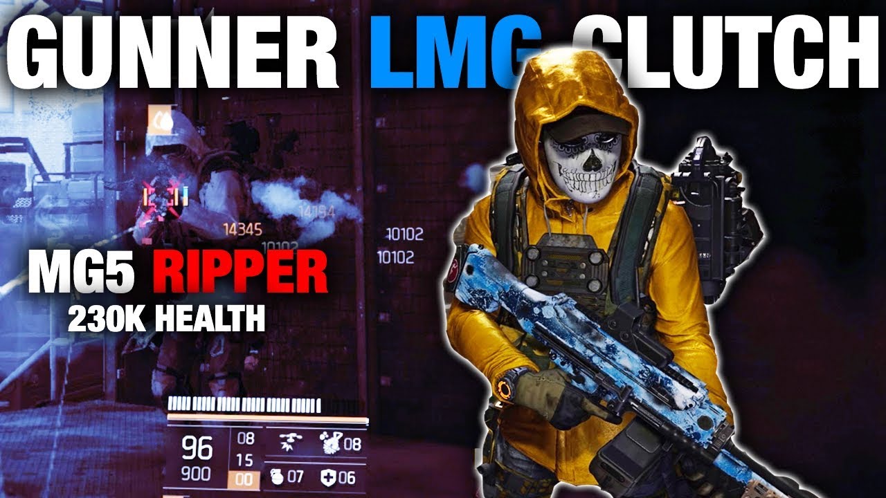 The Division 2 | MG5 Lmg PVP Clutch Build | 230k Health No Reload